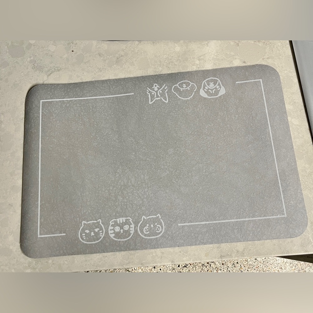 1pc Silicone Waterproof Pet Placemat, Easy to Clean, Spill-Proof 12”x18”NEW